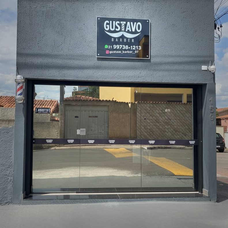 Fachada da Gustavo Barbershop